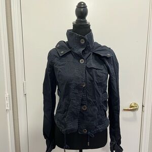 Abercrombie & Fitch Navy Utility Jacket
